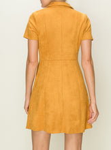 Load image into Gallery viewer, Button Down suede Dress