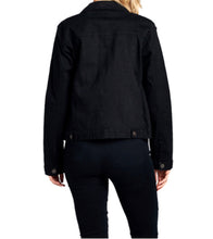 Load image into Gallery viewer, Black denim jean jacket