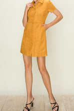 Load image into Gallery viewer, Button Down suede Dress