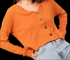 Button up sweater