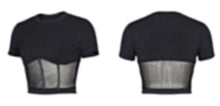 Load image into Gallery viewer, Baddie Mesh Crop Top