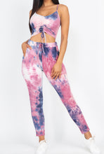 Load image into Gallery viewer, Tie-Dye Ruched 2pc Set