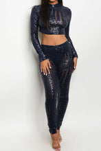 Load image into Gallery viewer, Sequinned 2pc set