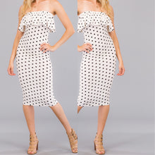 Load image into Gallery viewer, Polka Dot Tube Dress