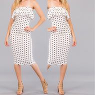 Polka Dot Tube Dress