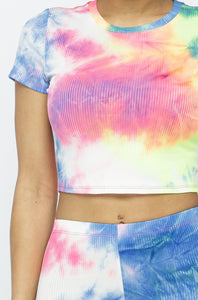 Tie Dye Biker Set