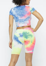 Load image into Gallery viewer, Tie Dye Biker Set