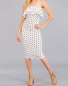 Polka Dot Tube Dress