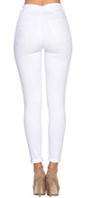 Load image into Gallery viewer, Distressed White Jeans