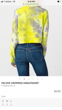 Load image into Gallery viewer, Tie-dye Cropped Sweatshirt